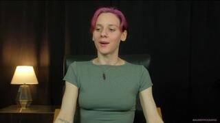 Audrey confesses she has a sneeze kink and discusses it between loud wet sneezes wmv