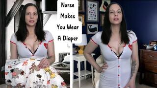 Nurse Makes You Wear A Diaper- WMV