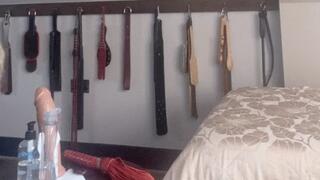 This naughty sissy sub goes for it