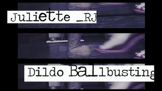 Juliette_RJ in CBT -BALLBUSTING on a Dildo - BALLBUSTING - CBT - BALL KICKS - CRUSH DILDO