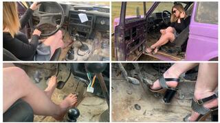 PREMIERE: BRUTAL HARD REVVING IN TUNED RUSSIAN LADA JEEP