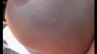 Sexy huge tits bouncing