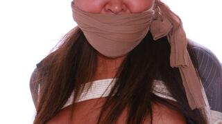 Veronica Undercover Nosy Reporter get Caught, Heavily Bound Up, Triple Gagged Chair Hopping Escape Attempt! RE EDIT 2024