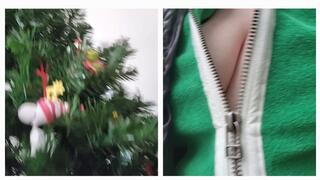 ASMR GREEN ROMPER HOLIDAY EDITION W TITS PUP TRAINING AND XMAS CAROLS