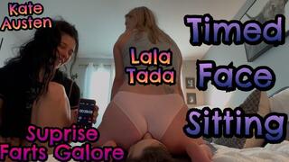 Tiimed Face Farting Ass Smothering with Lala & Kate!
