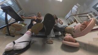 6K ANNA XINGGAN ERER Smelly shoes socks shame 360VR