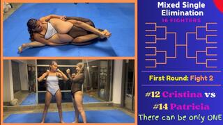 Fight 2 - 16 Person Elimination Tournament - Cristina vs Patricia