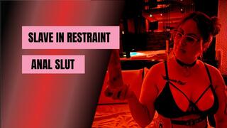 Slave In Restraint - Anal Slut