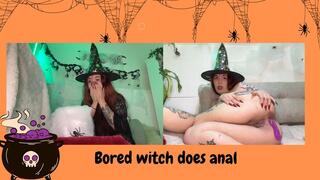 Bored witch does anal