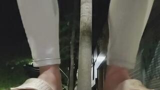 Pissing my clothes (public piss)