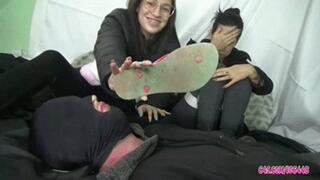 Clean your Soles with our Disgusting Spitting by Evelyn and Bruna # 1080HD