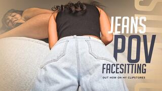 Jeans Face-Sitting - You're My Seat - Mistress Enola POV ( FullHD)