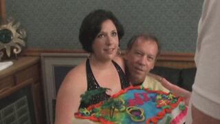 Hot Wife BBW Mandy Lay Birthday Gangbang! (2 of 6 wmv)