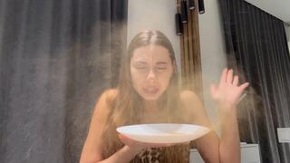 Sneezing due to special powder (custom video) part 2