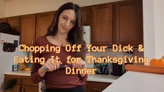 Sage Eldritch Chopping Off Your Dick & Eating It for Thanksgiving Dinner SD