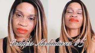 Goddess Meditations #5- Ebony Femdom Goddess Rosie Reed Goddess Worship Sensual Meditation Thought Programming For Slave Beta Males- 1080p HD
