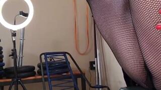 Pushing a car with one foot