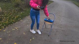 buttcrush and toycar crush with used nike sneakers