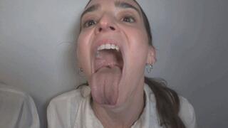 VR 180 - Two Schoolgirls Gummy Gobble and Mouth Show