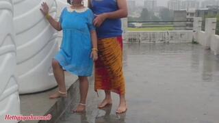 Gorgeous Boobs Indian Bhabhi XXX Fuck After Rain Bath full Scene