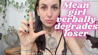 Mean girl verbally degrades loser smaller file version mp4