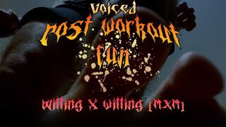 POST WORKOUT FUN (VOICED) [ WILLING x WILLING ] -=????PROLOGUE DOWN BELOW????=- ??FEET TEASING + STOMPING
