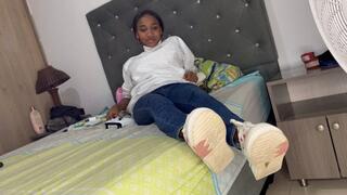 Sexy Latina Feet Edging Solejob