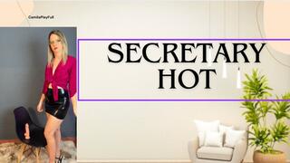 Secretary fuck dildo