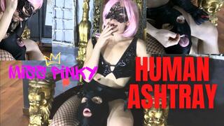 Human Ashtray - Miss Pinky Domina