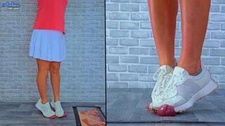 Trampling His Cock & Balls In My Dirty New Balance Trainers - Split Cam - 1108SPLIT