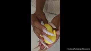Nail Worship - Oil, Natural Nails, Toys Play