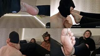 The Footgagging duo - Melle M and BabyShay in all their glory FOOTFETISH - FOOTGAGGING - WORSHIP FEET - MILF - FRENCH