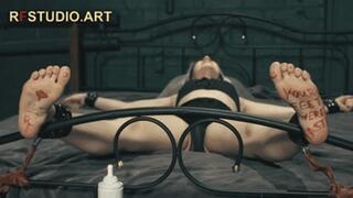 Astrid - Agent in Peril Part 2 - Tickling and Foot Worship with Whipped Cream (FULL HD MP4)