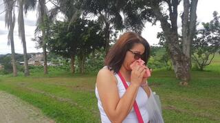 Allergic attack: Walking and sneezing