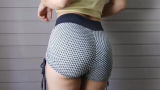 Try on all my shorts and farts *