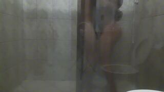 Part1 Sex in the bathroom with a big couple, big ass and big dick