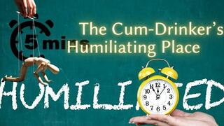 ShameStream: The Cum-Drinker’s Humiliating Place