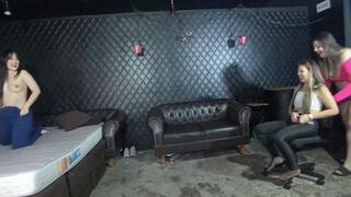 QUEENS OF FARTS PUNISHING THE SLAVE PART 4 BY BRITNEY HUNTER, SCARLET WHITE AND YASMIN BRISA CAM BY ALINE FULL HD