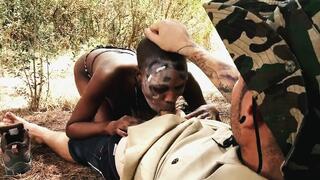 tourist attacked by tribal hunter