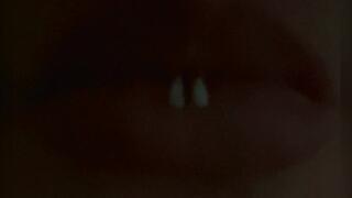 A Tiny is spying on Giantess Vittoria so she plays with him in her mouth