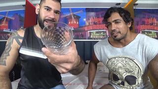 Sever e humiliation with two alphas males with a spit tsunami - Daniel Santiago and Thalles Jones - Full version in Full HD