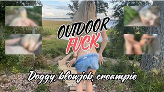 Outdoor Fuck - Bratty Blonde