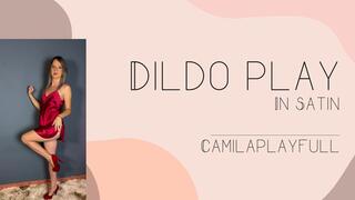 Satin Fetish , and dildo play