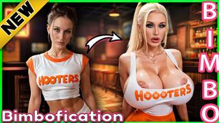 Bimbofication Transformation: From Prude Girlfriend to Hooters Bimbo Fuckdoll Waiting for Your Insemination