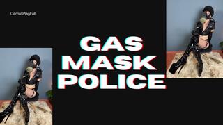 gas mask police