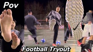 POV: Football Tryout!