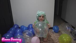 Owllete's first massive balloon pop in solo