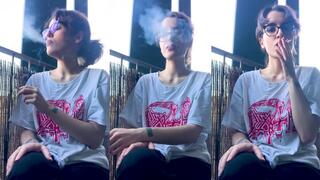 Relaxed Evening Smoke on the Balcony ~