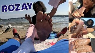 Cold Approach Footjob, Blowjob, Cum on Soles!