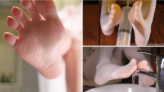 With the temptation of the beautiful legs of the girl in pink nurse uniform, I don’t have to worry about the pain of injections anymore